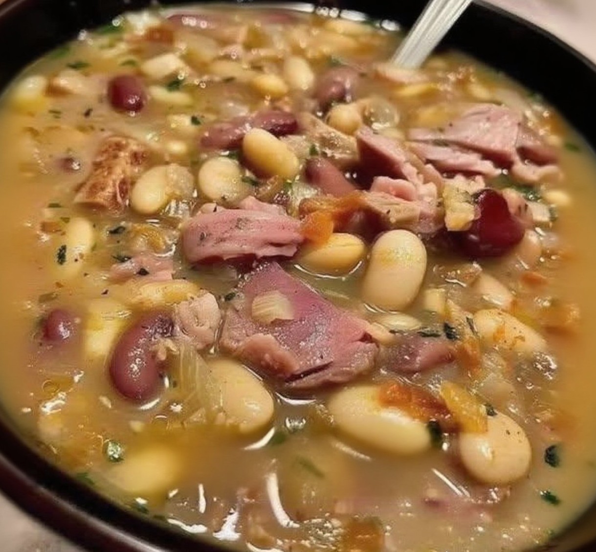 Thumbnail for Hearty Navy Bean and Ham Hock Soup