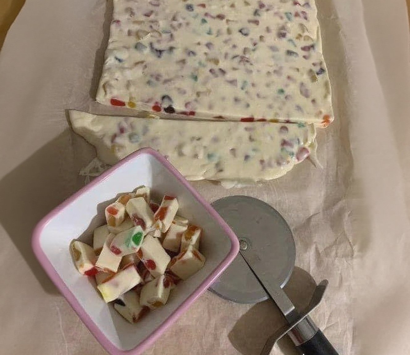 Thumbnail for Four Ingredient Nougat Bars