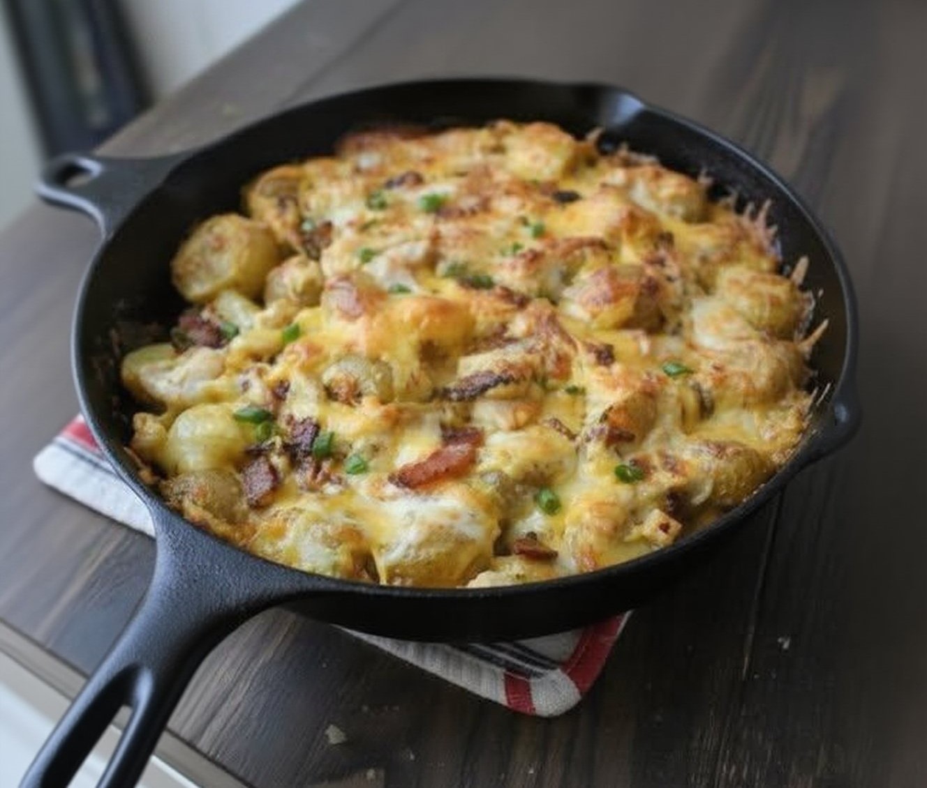 Thumbnail for Chicken Bacon Ranch Potato Casserole