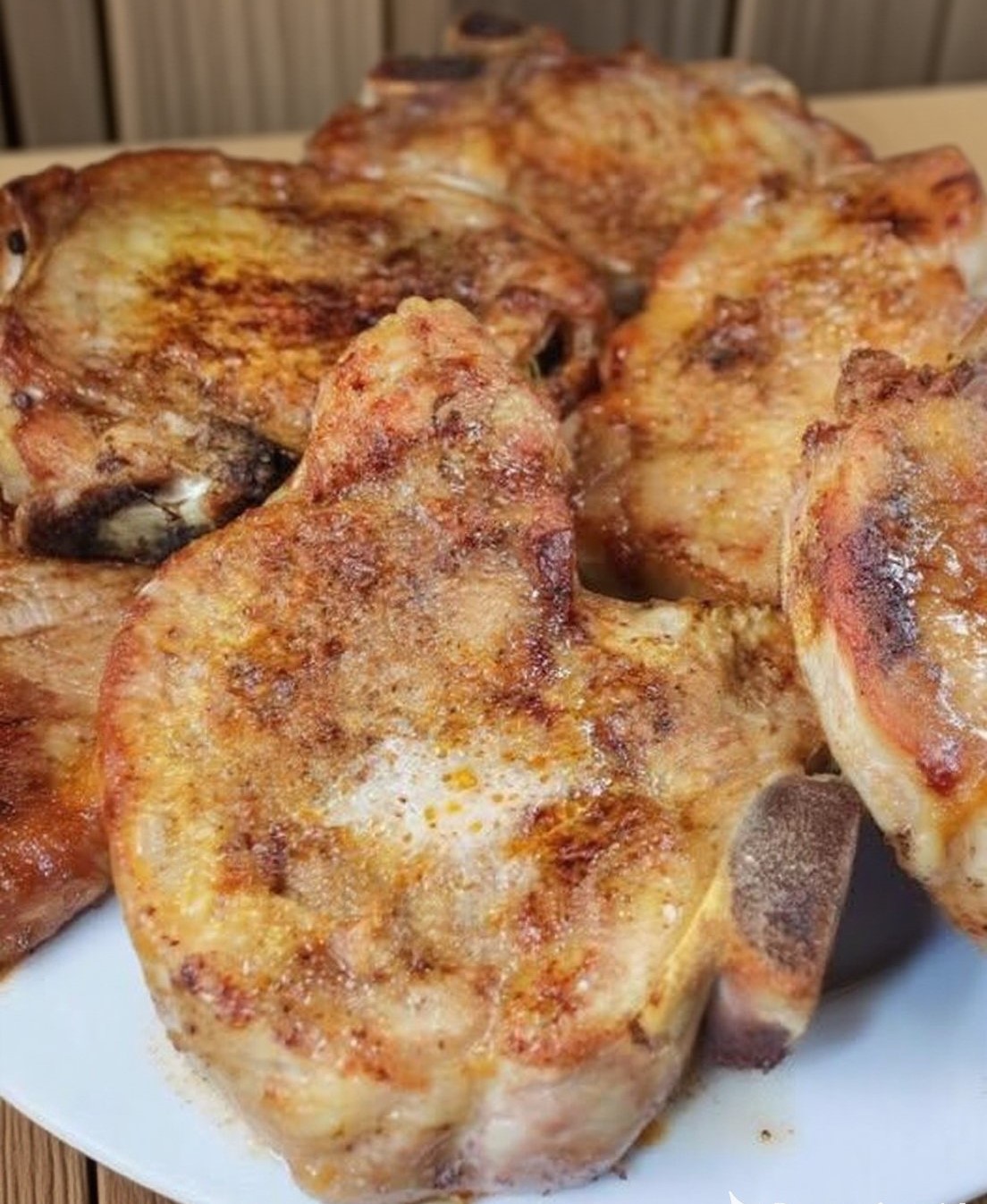 Thumbnail for Honey Mustard Pork Chops Recipe