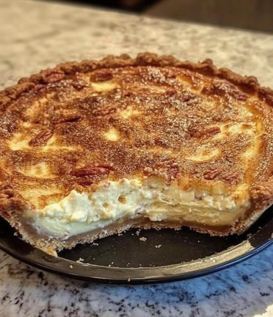 Thumbnail for Pecan Cheesecake Pie