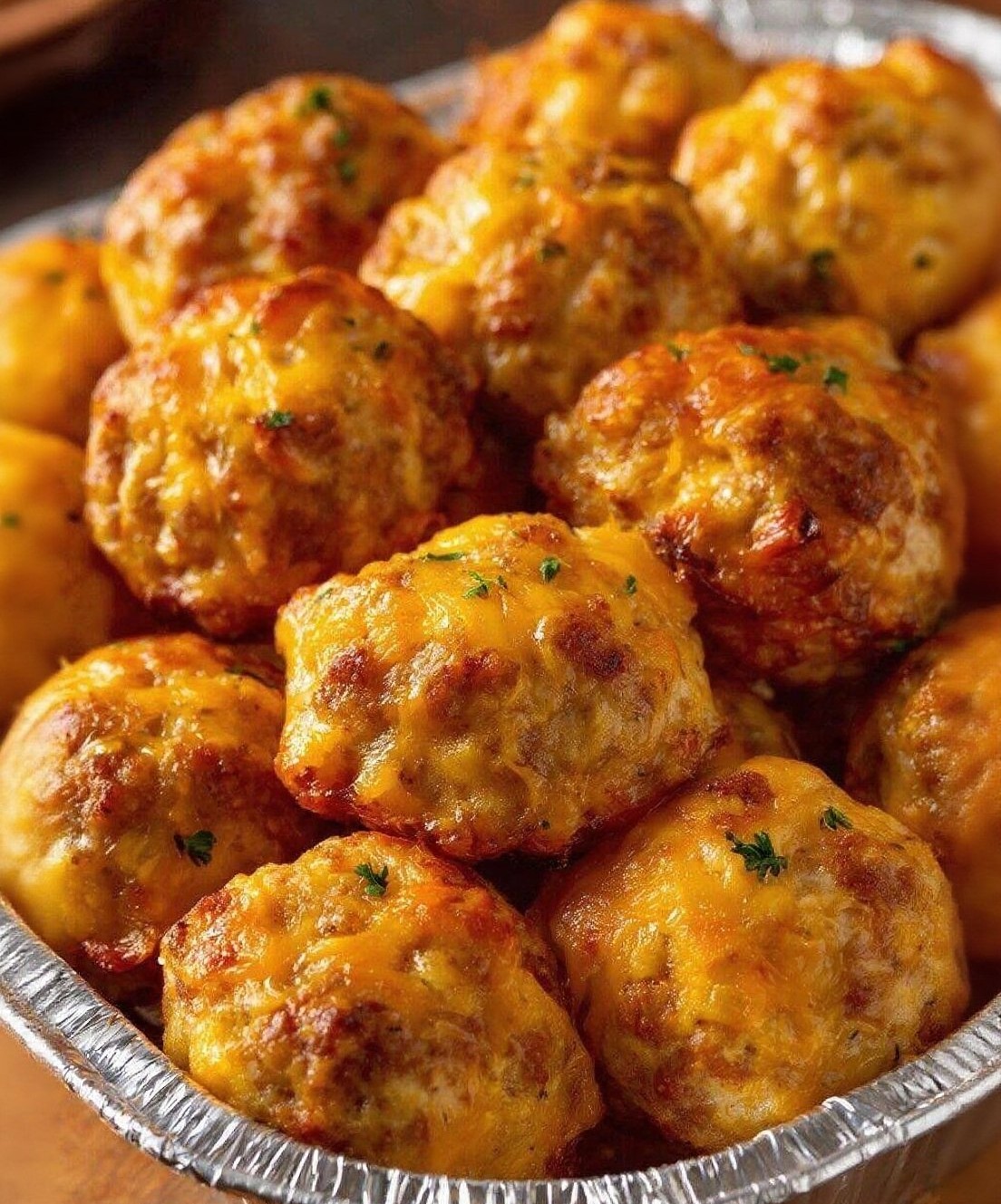 Thumbnail for Rotel Cream Cheese Sausage Balls