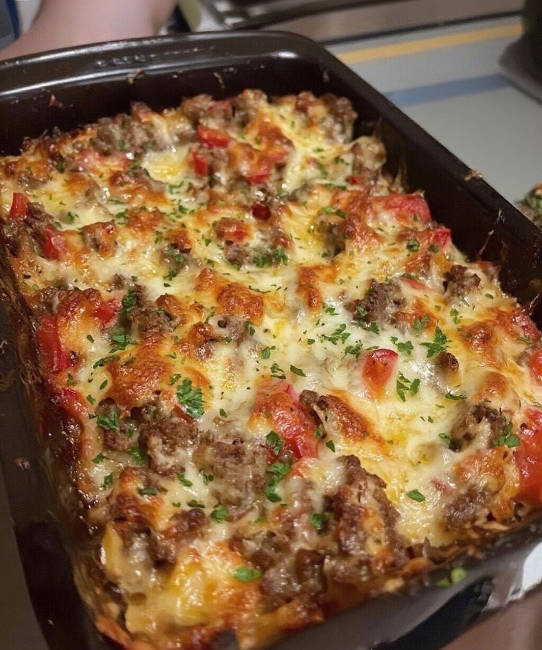 Thumbnail for Philly Cheesesteak Casserole