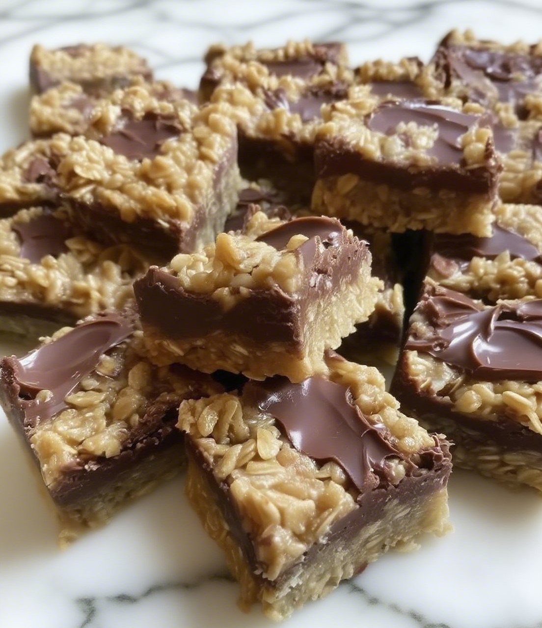 Thumbnail for No Bake Chocolate Oat Bars