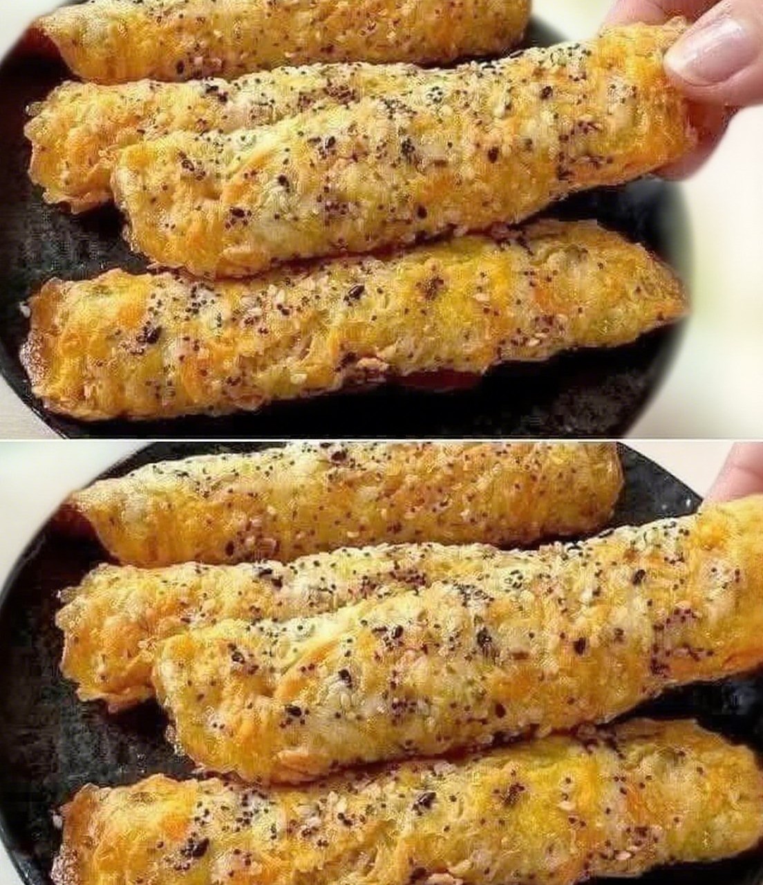 Thumbnail for Cheesy Carrot Flatbreads