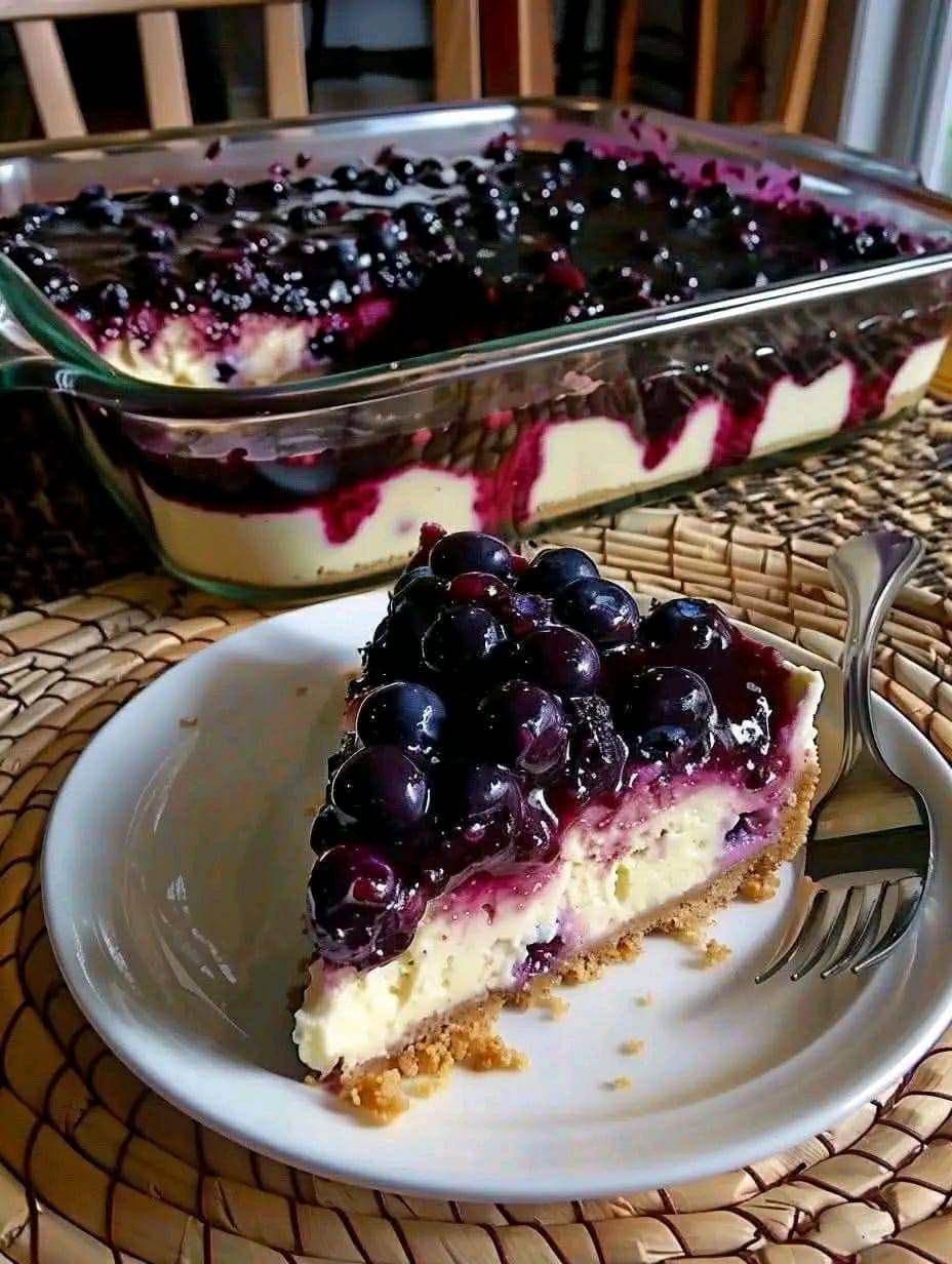 Thumbnail for No-Bake Blueberry Delight