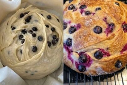Thumbnail for Blueberry Swirl Cream Cheese Loaf