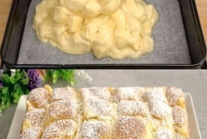 Thumbnail for Flourless Almond Cake Topped with Raspberry Sauce