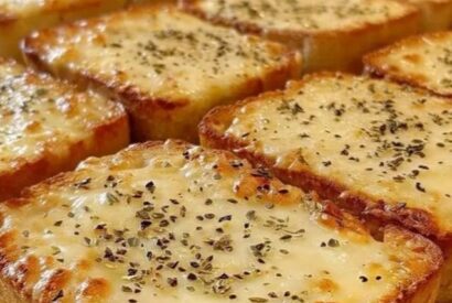 Thumbnail for Cheesy Garlic Bread Toasts