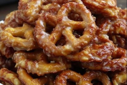 Thumbnail for Butter Toffee Pretzels (Sweet and Salty Snack Everyone Loves)