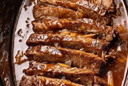 Thumbnail for 4-Ingredient Slow Cooker Pork Roast and Gravy