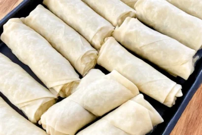 Thumbnail for Cheeseburger Spring Rolls