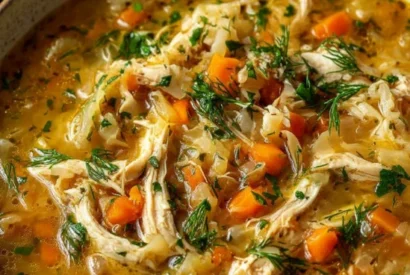 Thumbnail for Savory Chicken and Cabbage Soup