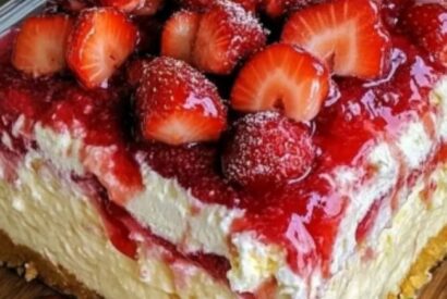 Thumbnail for Strawberry Cheesecake Dump Cake