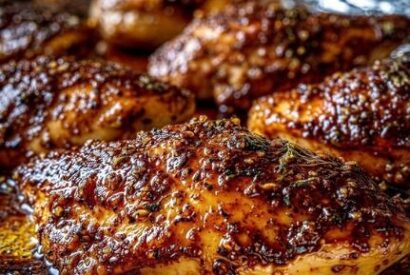 Thumbnail for 4-Ingredient Low Carb Sheet Pan Honey Mustard Chicken