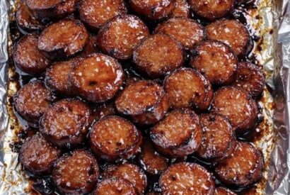 Thumbnail for Brown Sugar Kielbasa Bites