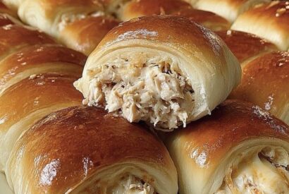 Thumbnail for Baked Chicken Stuffed Crescent Rolls