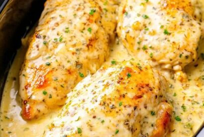 Thumbnail for 5-Ingredient Slow Cooker Angel Chicken with Italian Dressing Mix