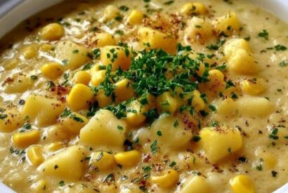 Thumbnail for Slow Cooker 4-Ingredient Corn Chowder