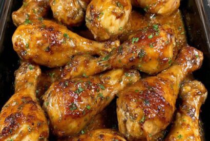 Thumbnail for Honey Garlic Baked Chicken Drumsticks