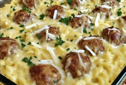 Thumbnail for Swedish Meatball Noodle Bake