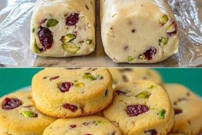 Thumbnail for Cranberry Pistachio Shortbread Cookies