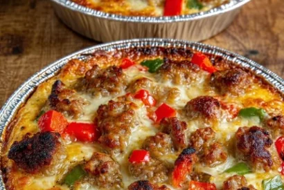 Thumbnail for Low Carb Cauliflower Pizza Casserole