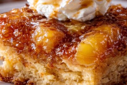 Thumbnail for Classic Amish Pineapple Dump Cake (Sweet, Buttery & Effortless)