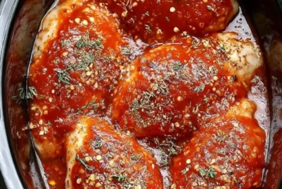 Thumbnail for 5-Ingredient Slow Cooker Chicken Parmesan Penne