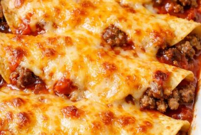 Thumbnail for Oven-Baked 4-Ingredient Beef Enchilada Casserole