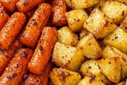 Thumbnail for Roasted Honey Garlic Carrots & Potatoes