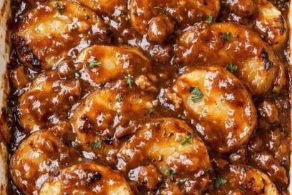 Thumbnail for My grandpa used to make this for Sunday dinner, and every plate was wiped clean. Just three simple ingredients come together for the ultimate cozy comfort dish.