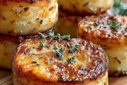 Thumbnail for Crispy Parmesan Potato Stacks