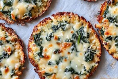 Thumbnail for Cauliflower Spinach Taco Shells (Low-Carb, Flexible & Surprisingly Delicious)