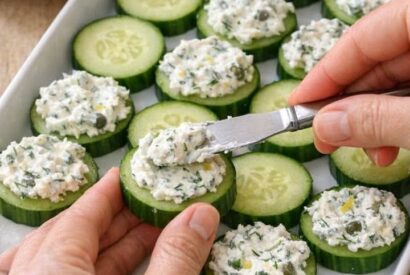 Thumbnail for ​Low-Carb Smoked Salmon & Herbed Cucumber Bites