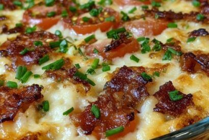 Thumbnail for Savory Turkey Bacon, Onion & Tomato Pie