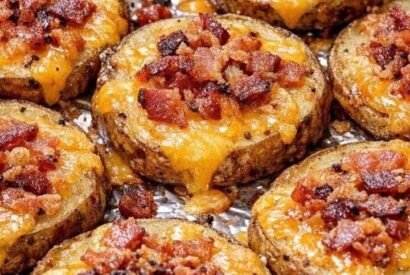 Thumbnail for Crispy Loaded Potato Rounds