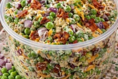 Thumbnail for Classic Creamy Pea Salad