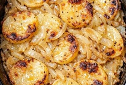 Thumbnail for Slow Cooker 4-Ingredient Depression Era Potato and Onion