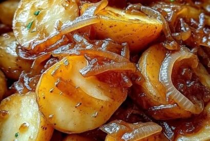 Thumbnail for Slow Cooker Amish Savory Onion Potatoes