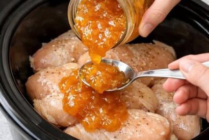 Thumbnail for Slow Cooker 3-Ingredient Amish Apricot Chicken