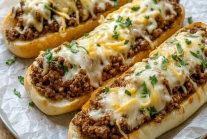 Thumbnail for Philly Cheesesteak Garlic Bread