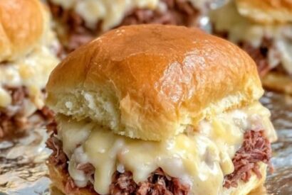 Thumbnail for Philly Cheesesteak Sliders