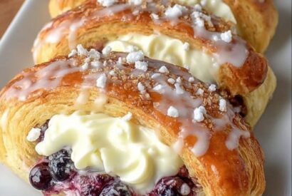 Thumbnail for Blueberry Cream Cheese Danish