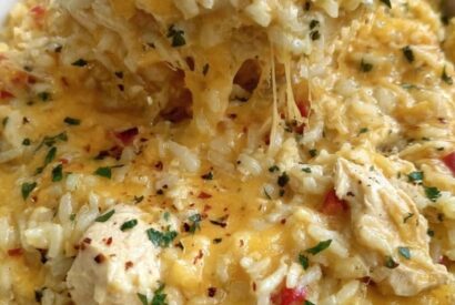 Thumbnail for Cheesy Chicken and Rice