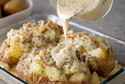 Thumbnail for Creamy Pour Over Baked Potatoes