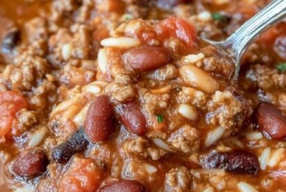 Thumbnail for Slow Cooker Taco Rice Soup