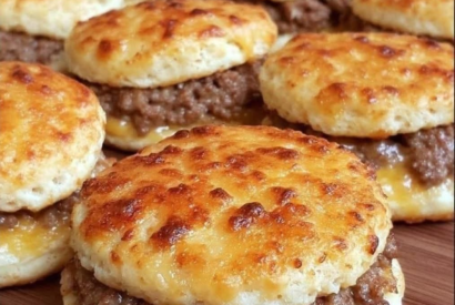Thumbnail for Cheesy Biscuit Sloppy Joe Sliders