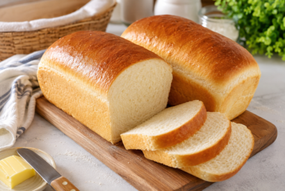 Thumbnail for Soft and Fluffy Homemade Sandwich Bread