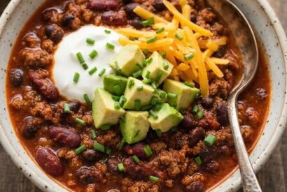 Thumbnail for Easy Homemade Beef & Bean Chili